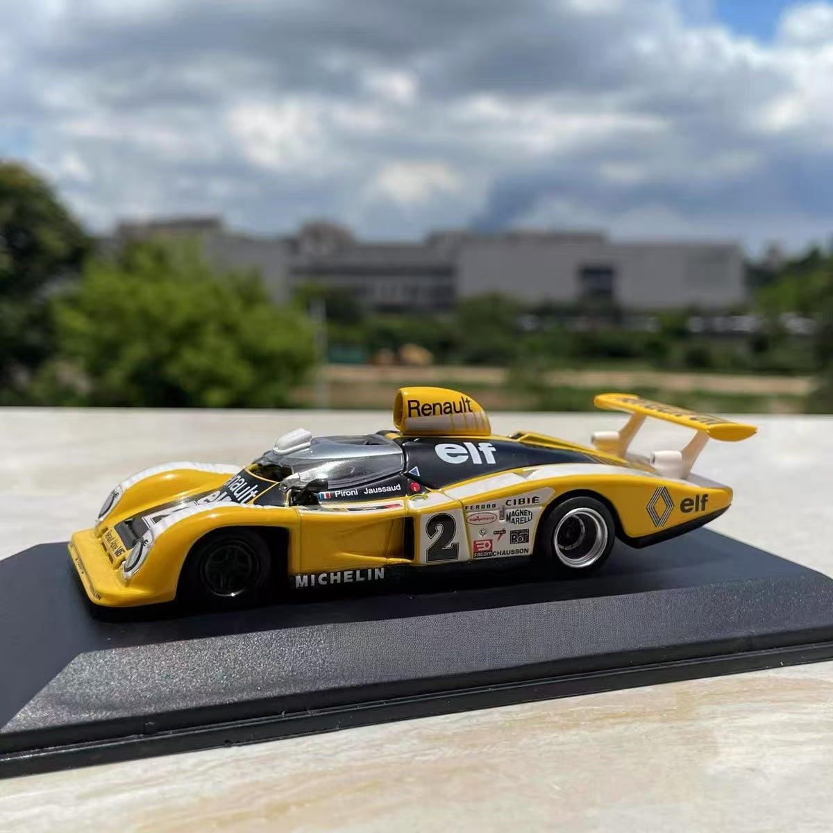 Renault Alpine A442 #2 Race Car 1:43 Scale Model (Yellow)