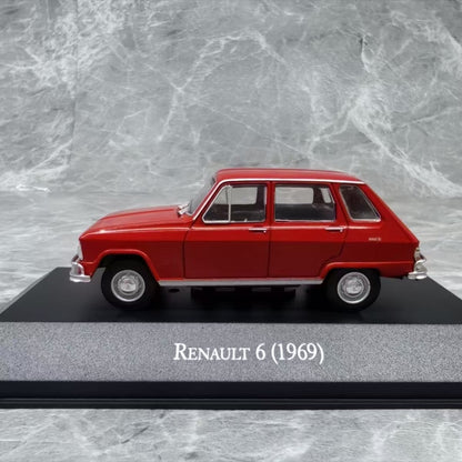 1969 Altaya Renault 6 Sedan 1:43 Diecast Cars For Sale (Red)