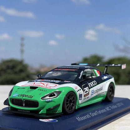 2014 Maserati Gran Turismo MC Trofeo Race Cars 1/43 Scale Diecast Replica (Green)