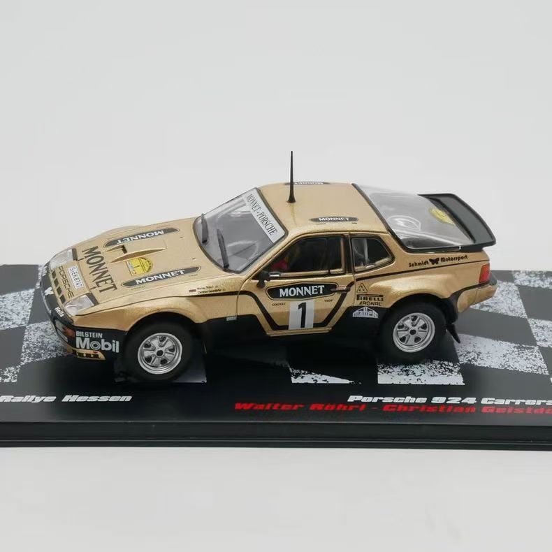 1981 Porsche 924 Carrera GTS WRC 1/43 Scale Cars（Gold）