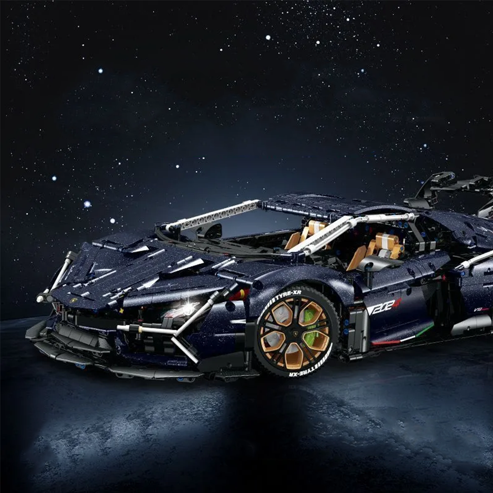 Lamborghini Aventador Sports Car Building Kit-1:8 Scale Model Speed Champions Technic Car 4106 pcs