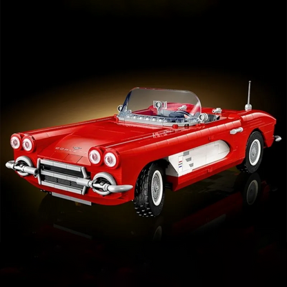 Chevrolet Vintage Convertible Sports Car – DIY Car Kit Or Assembled Model 1210 pcs