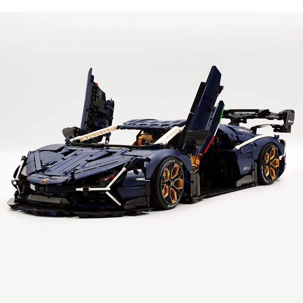 Lamborghini Aventador Sports Car Building Kit-1:8 Scale Model Speed Champions Technic Car 4106 pcs