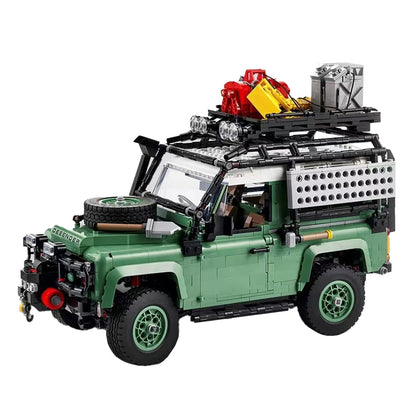 Icons Land Rover Classic Defender 90 10317 Building Blocks Set – Off-Road Jeep Model 2336 pcs