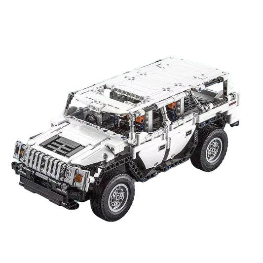 Warrior H2 Building Block Off-Road Vehicle Set – Jeep Model Kit 575 pcs