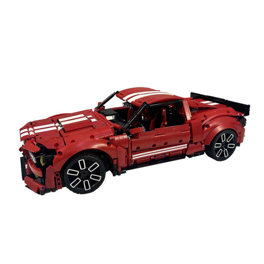 Ford Mustang GT500 2814 pcs Mini Building Block Set DIY Car Kit or Assembled Model