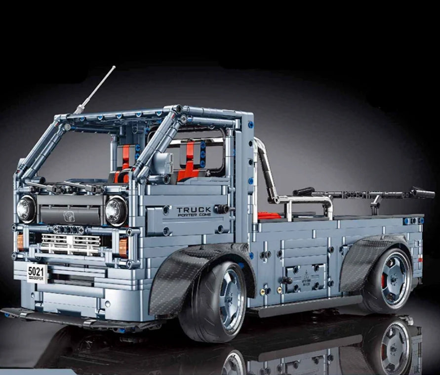 Widebody Japanese Kei Truck DIY Car Kit or Assembled Model 2492 pcs