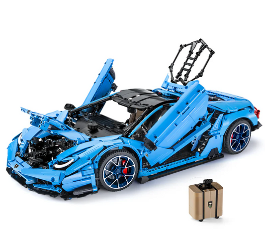 Blue Bull Building Blocks Sports Car 3700 pcs 1:8 scale