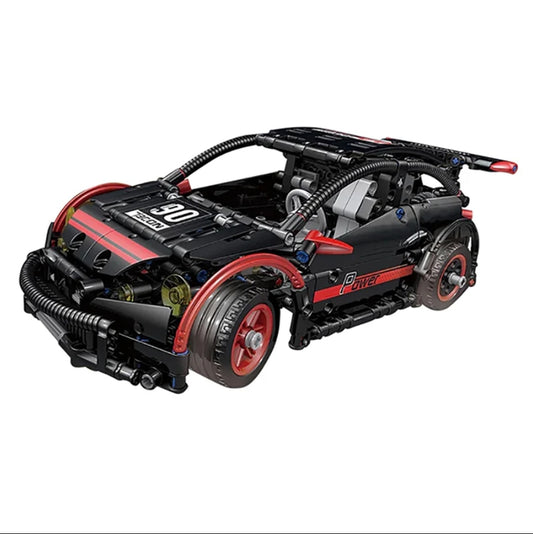 Hatchback model sports car 586 pcs–Build Your Own sports Car Toy