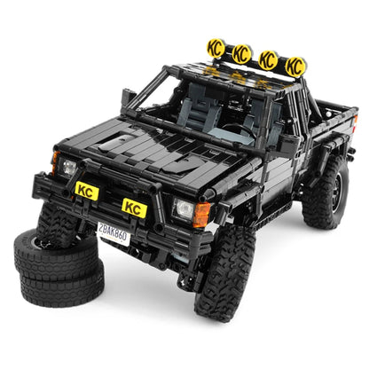 Toyota Hilux SR5 Time Machine Edition Pickup Truck Building Blocks Car 1448 pcs