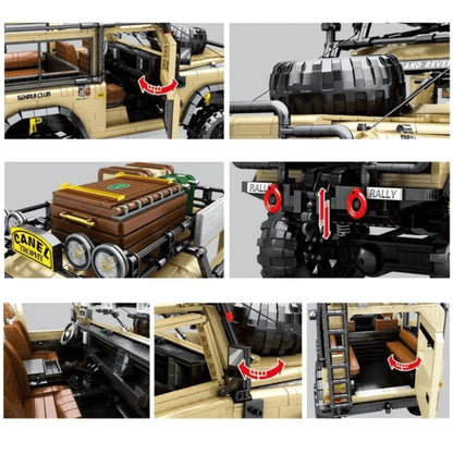 Land Rover Trophy Edition Safari SUV Building Kit 4631 pcs