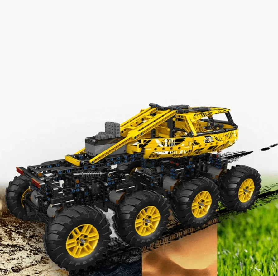 The Ultimate 8 Wheel Drive Off RoaderBuilding Blocks Set – Off-Road Vehicle Model Kit 1961 pcs