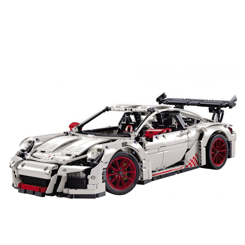 Remote Control Technic Porsche 911 RSR Building Block Race Car – DIY Kit or Assembled Model 2728 pcs