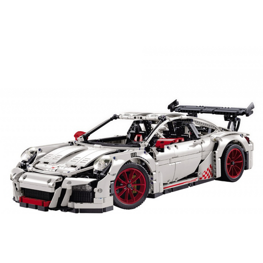 Remote Control Technic Porsche 911 RSR Building Block Race Car – DIY Kit or Assembled Model 2728 pcs