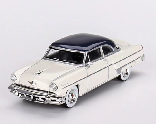 1954 Lincoln Capri Classic Sedan 1/64 Diecast Model (White)