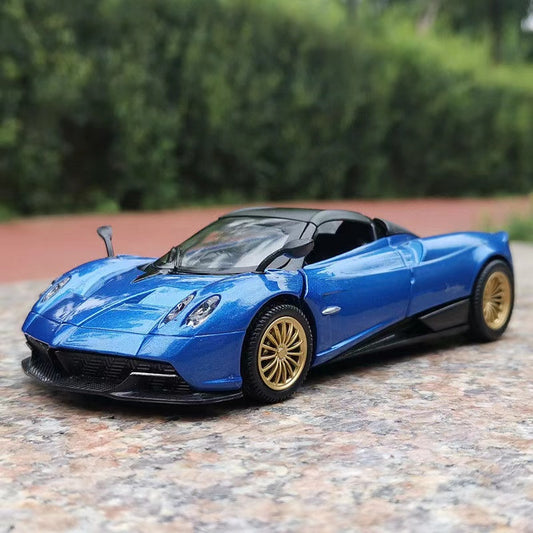 Pagani Huayra Race Car 1:32 Scale Diecast Model (Blue)