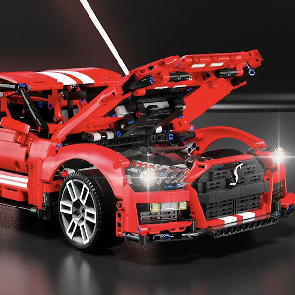 Ford Mustang GT500 2814 pcs Mini Building Block Set DIY Car Kit or Assembled Model