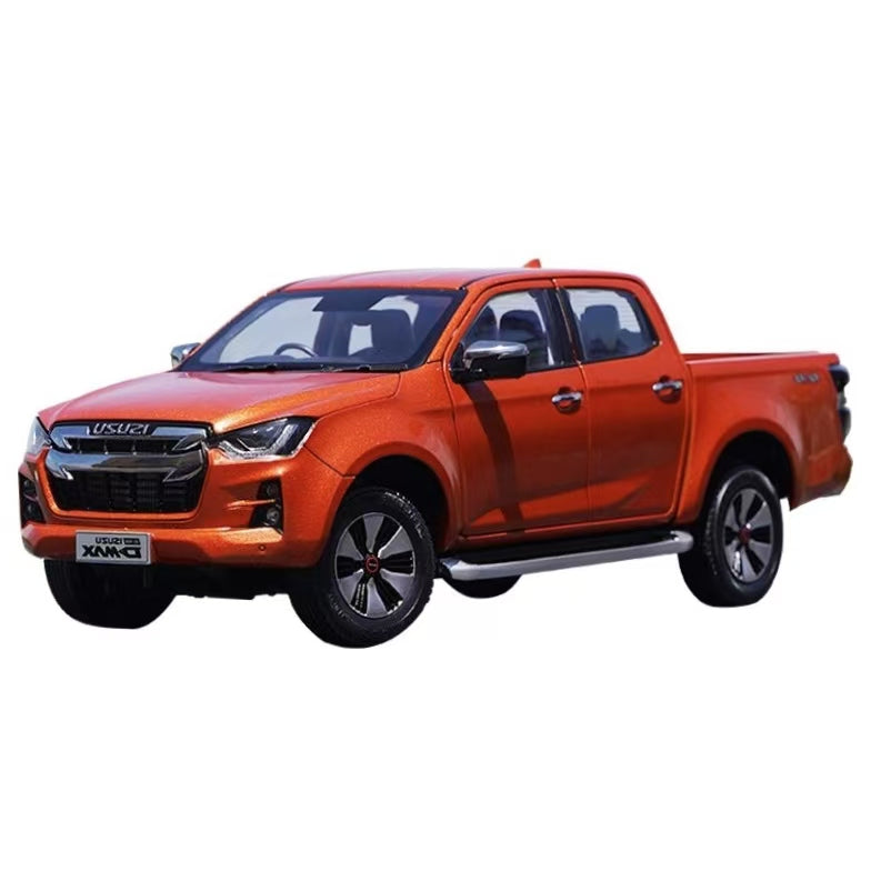 2021 Orange ISUZU D-MAX Pickup 1:18 Car Model