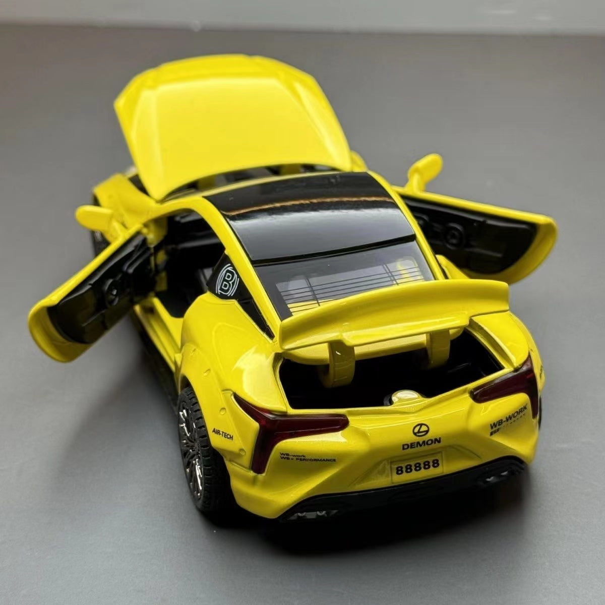 Lexus LC500 Coupe 1/32 Diecast Model (Yellow)