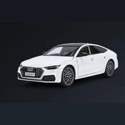 Audi A7 White Coupe 1:24 Scale Model Cars