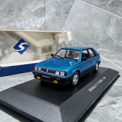 1985 Renault 11 Turbo Sedan 1:43 Diecast Cars (Blue)