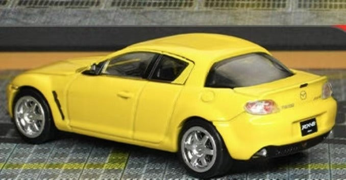 Mazda RX-8 Sports Car 1/64 Scale (Yellow)