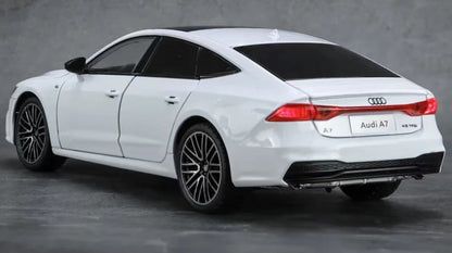 Audi A7 White Coupe 1:24 Scale Model Cars