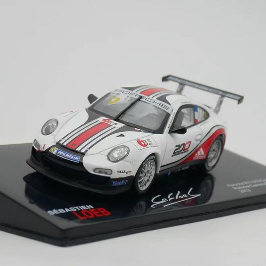 ixo Porsche 911 GT3 2013 LOEB Race Car 1:43 Scale Diecast