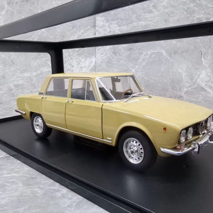 MITICA 1971 Alfa Romeo 2000 Berlina Yellow Giallo Piper 116 1:18 Model Cars