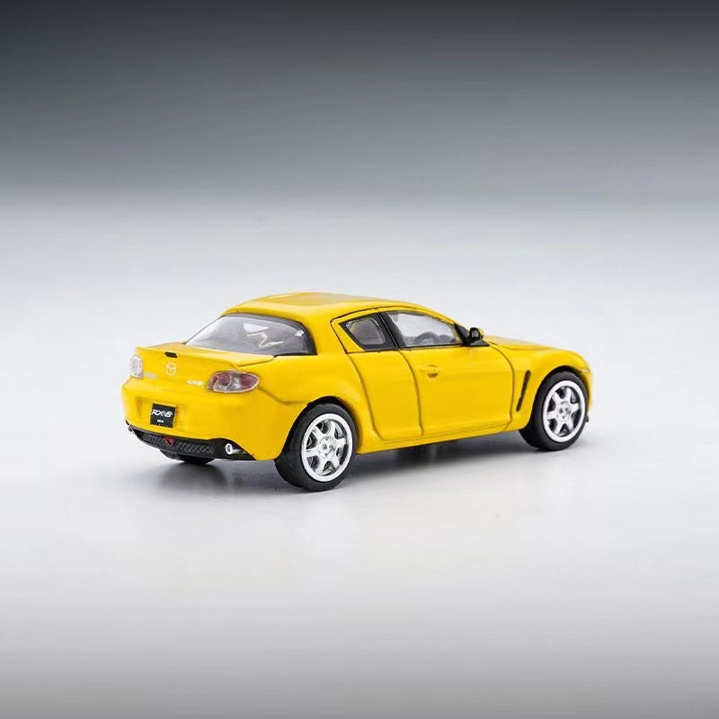 Mazda RX-8 Sports Car 1/64 Scale (Yellow)