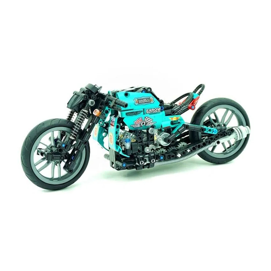 Coffee Knight Building Blocks Motorcycle- Build Your Own Mini Motorcycle 451 pcs