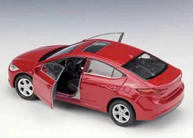 Hyundai Elantra Red SUV Pull Back Diecast Model 1:36