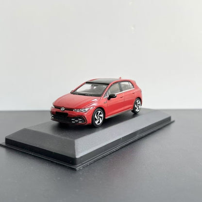 Volkswagen Golf 8 GTI Hatchback Scale 1:43 VW TYP3 Variant Model Cars (Red)