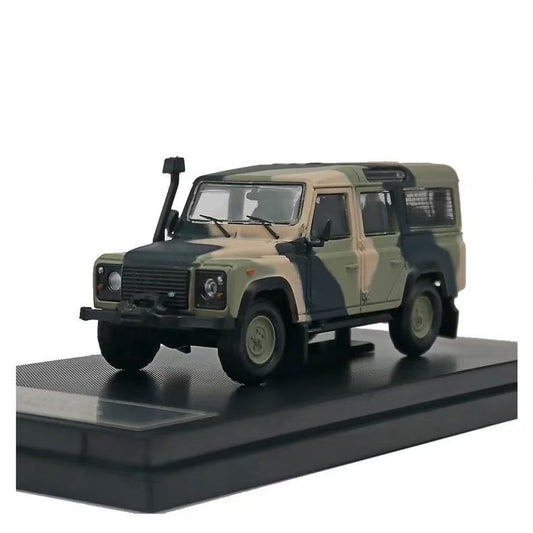 Land Rover Defender SUV Off-Road Die Cast Toy Cars 1:64 (Camouflage)