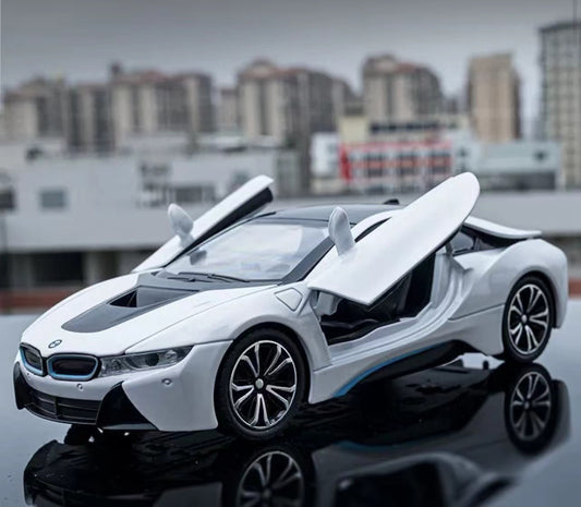 BMW i8 Sports Car Model Toy Cars 1:22