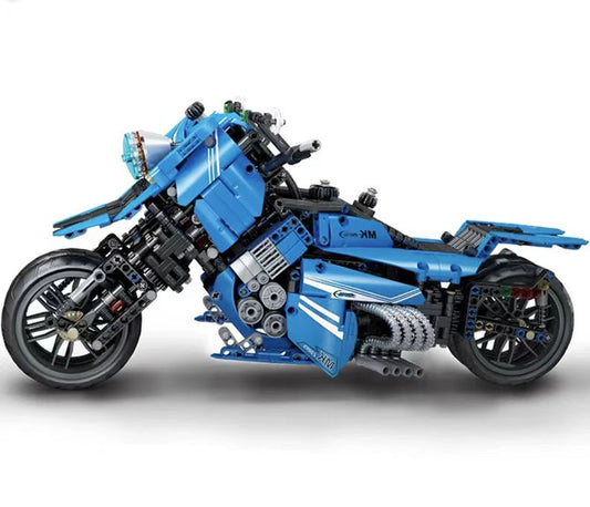 Blue build motorcycle kit