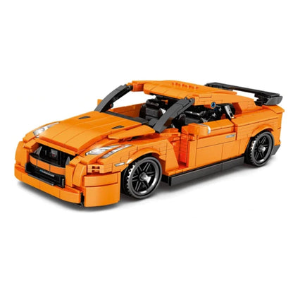 R35 Godzilla pull back building car toys 