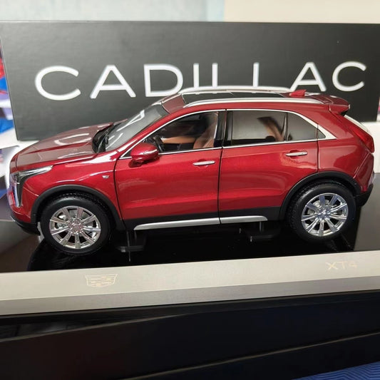 Cadillac XT4 SUV Off-Road Diecast Model Cars 1:18 All Doors Open (Red)