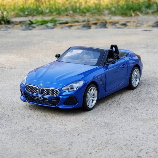 BMW Z4-M40i Convertible Miniature 1:30 Die Cast Cars (Blue)