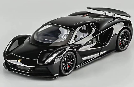 Lotus Evija Black Supercar Diecast 1:24