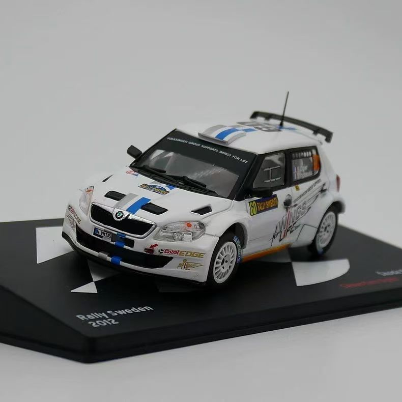 2012 Skoda Fabia S2000 #60 WRC Race Car 1/43 Scale