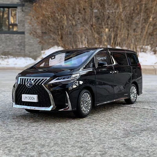 Lexus LM300h Hybrid Van Diecast 1/18 Diecast Model (Black)