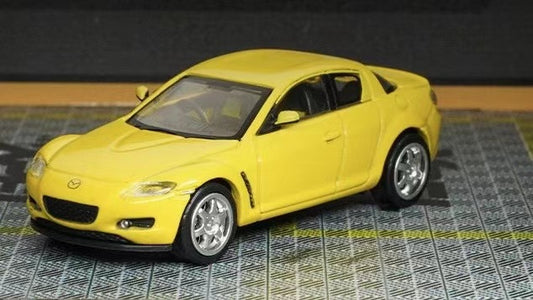 Mazda RX-8 Sports Car 1/64 Scale (Yellow)