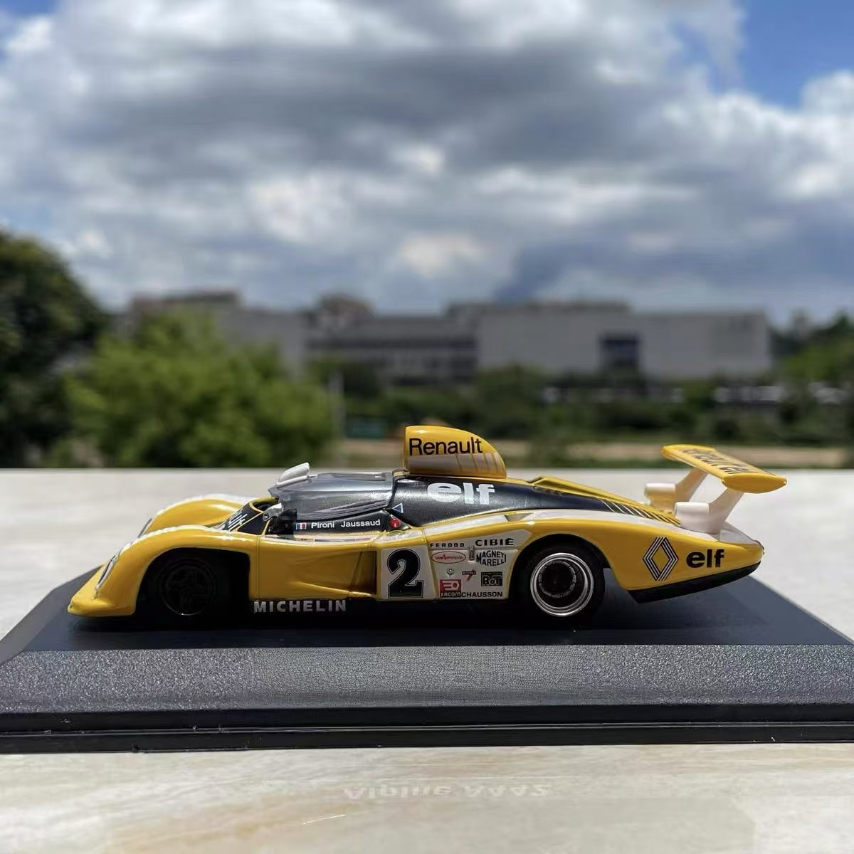 Renault Alpine A442 #2 Race Car 1:43 Scale Model (Yellow)