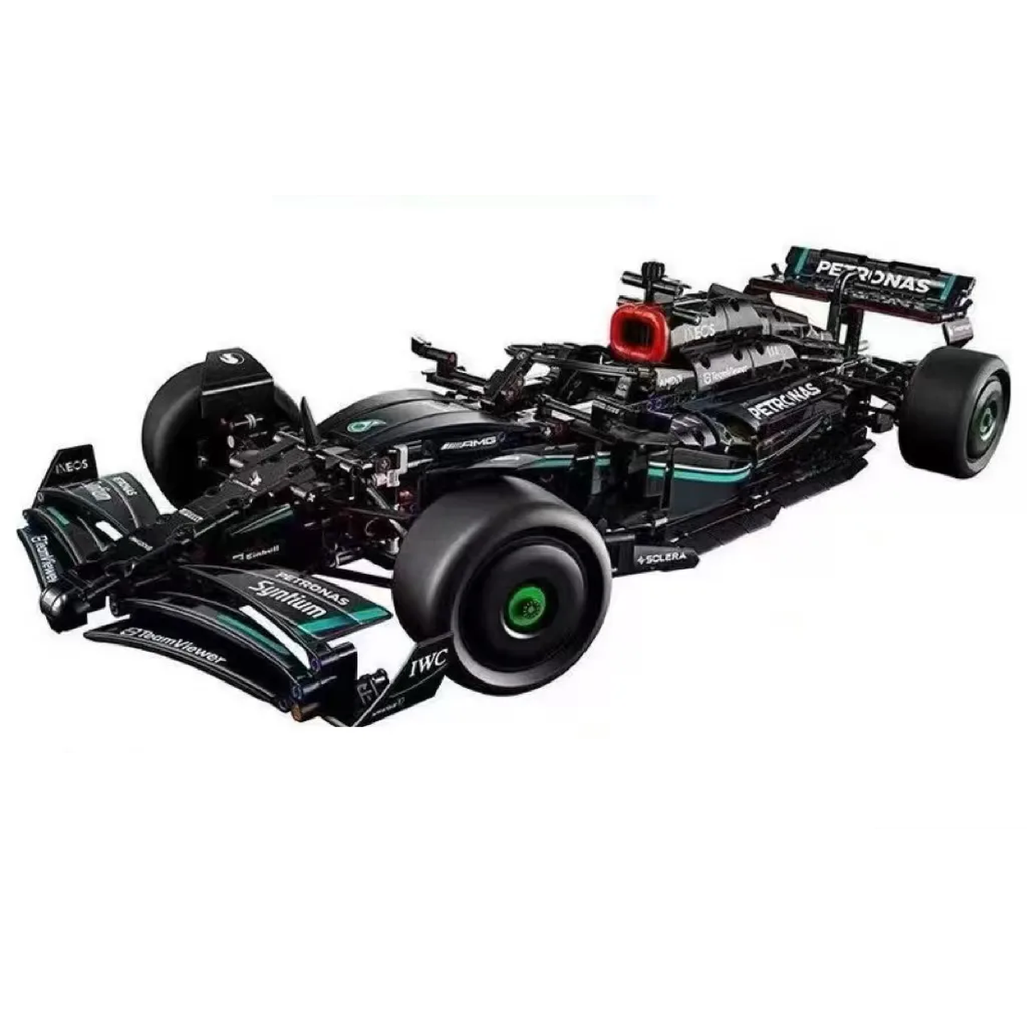 customized lego mercedes f1 overall display