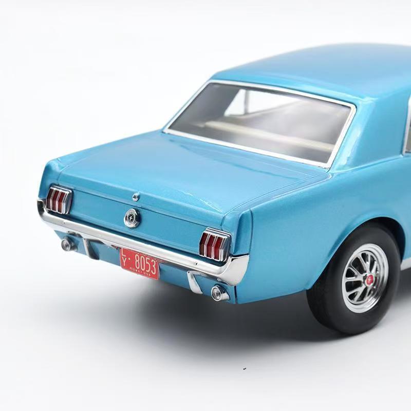 Norev 1965 Ford Mustang Hard Top Blue Muscle 1:18 Car