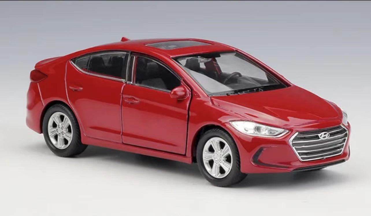 Hyundai Elantra Red SUV Pull Back Diecast Model 1:36