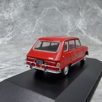 1969 Altaya Renault 6 Sedan 1:43 Diecast Cars For Sale (Red)