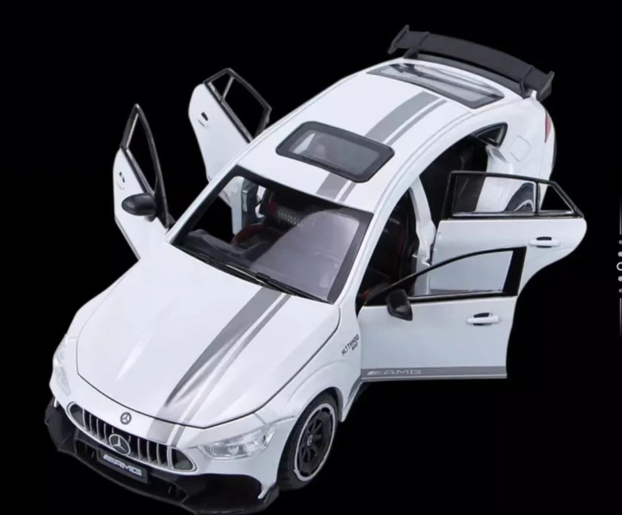 Mercedes-Benz AMG GT63 Alloy Sports Cars 1:24 Scale Diecast (White)