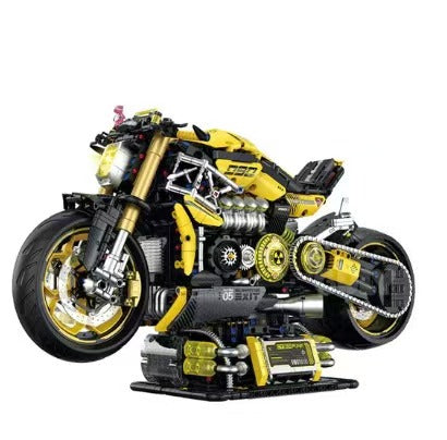 Devil Motorcycle 2751pcs Building Blocks Assembly Bricks Toys Motorcycle Build Kit